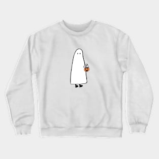 Ghost with candies Crewneck Sweatshirt
